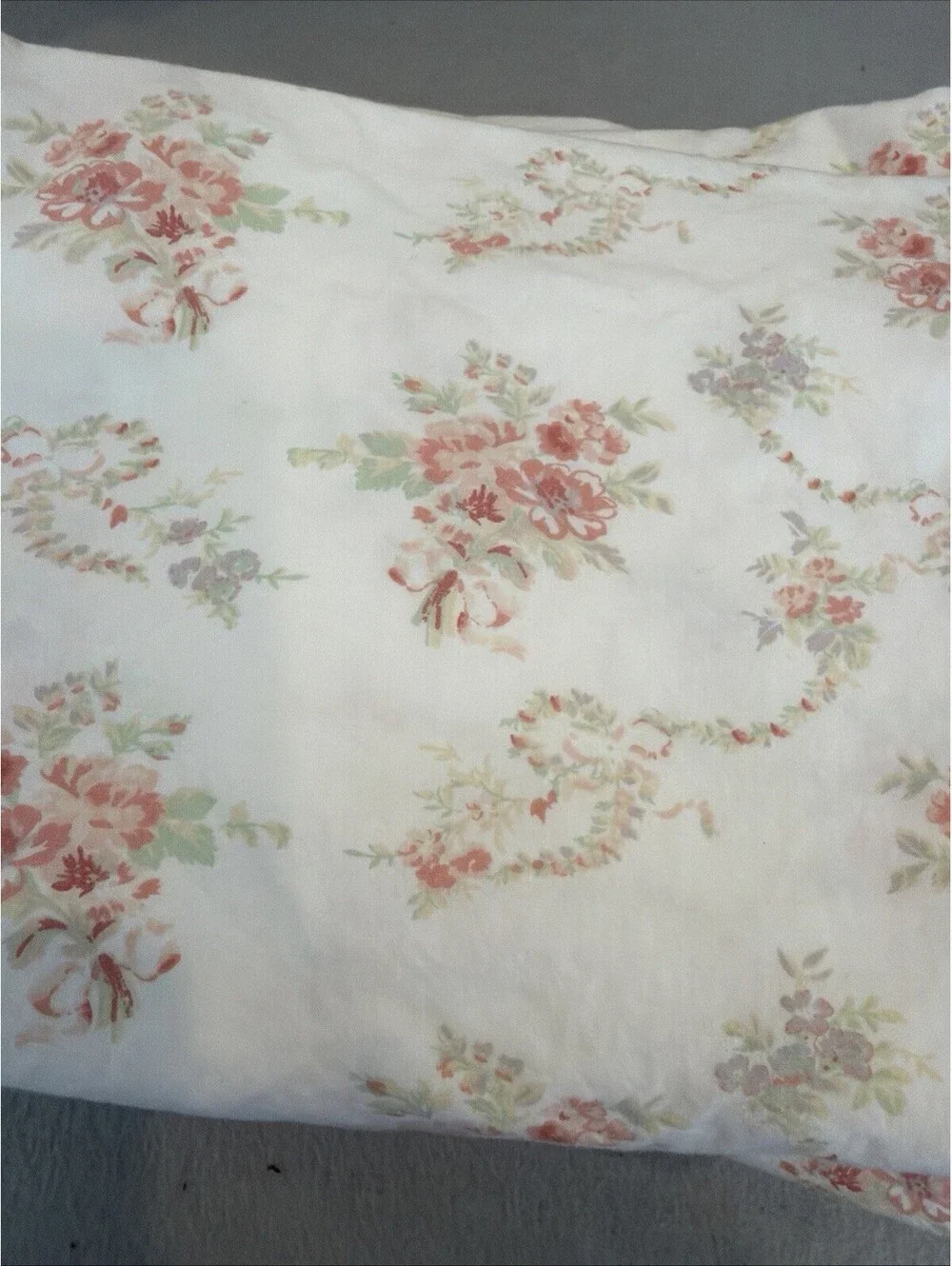 Rachel Ashwell The Farmhouse  Shabby Chic Floral Queen Sheets 4pc Set EUC